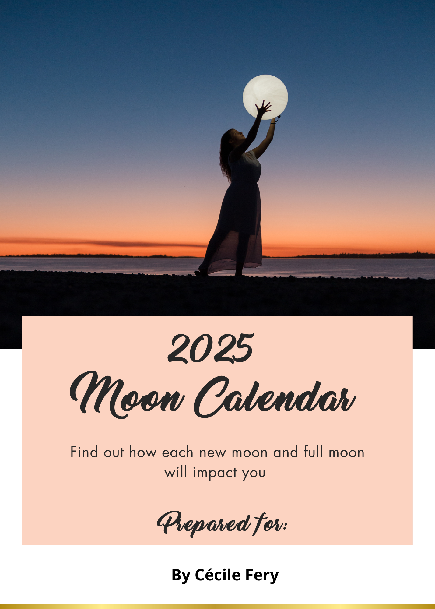 personalised moon calendar<br />
